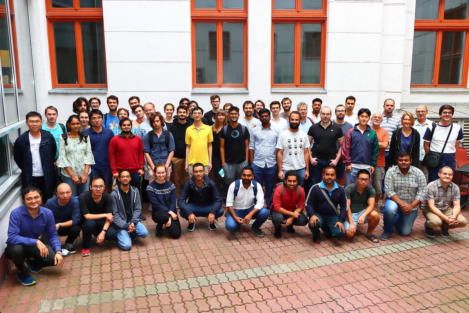 Group photo of the participants of the summer school
